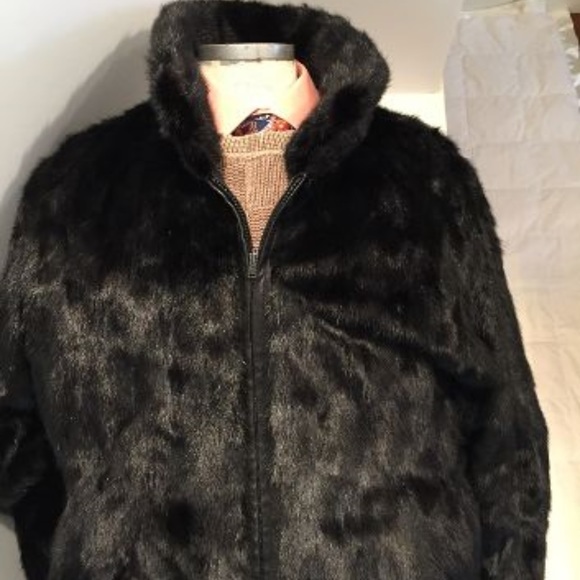 Luxury Vintage Mink & Leather Reversible Unisex Jacket - Picture 3 of 8